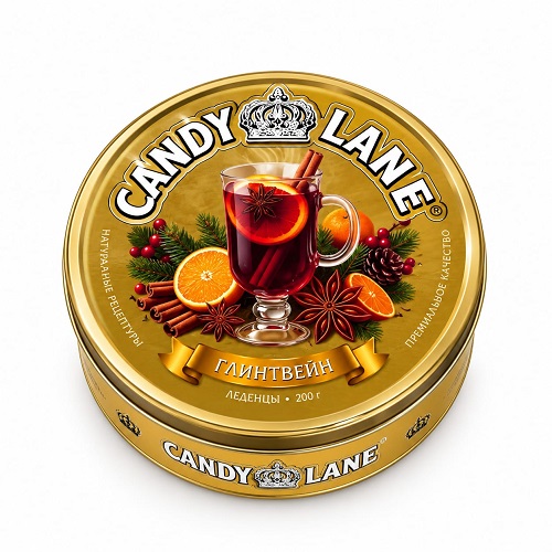 Candy Lane леденцы Глинтвейн, ж/б, 200 гр